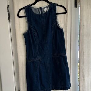 Reformation Dark Blue Denim Mini Dress